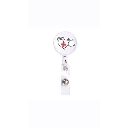 Móc, Kẹp Đeo Thẻ Bảng Tên YoYo Dây Rút Co Giãn loại Cao Cấp kèm Túi Đựng - Mẫu mã đa dạng