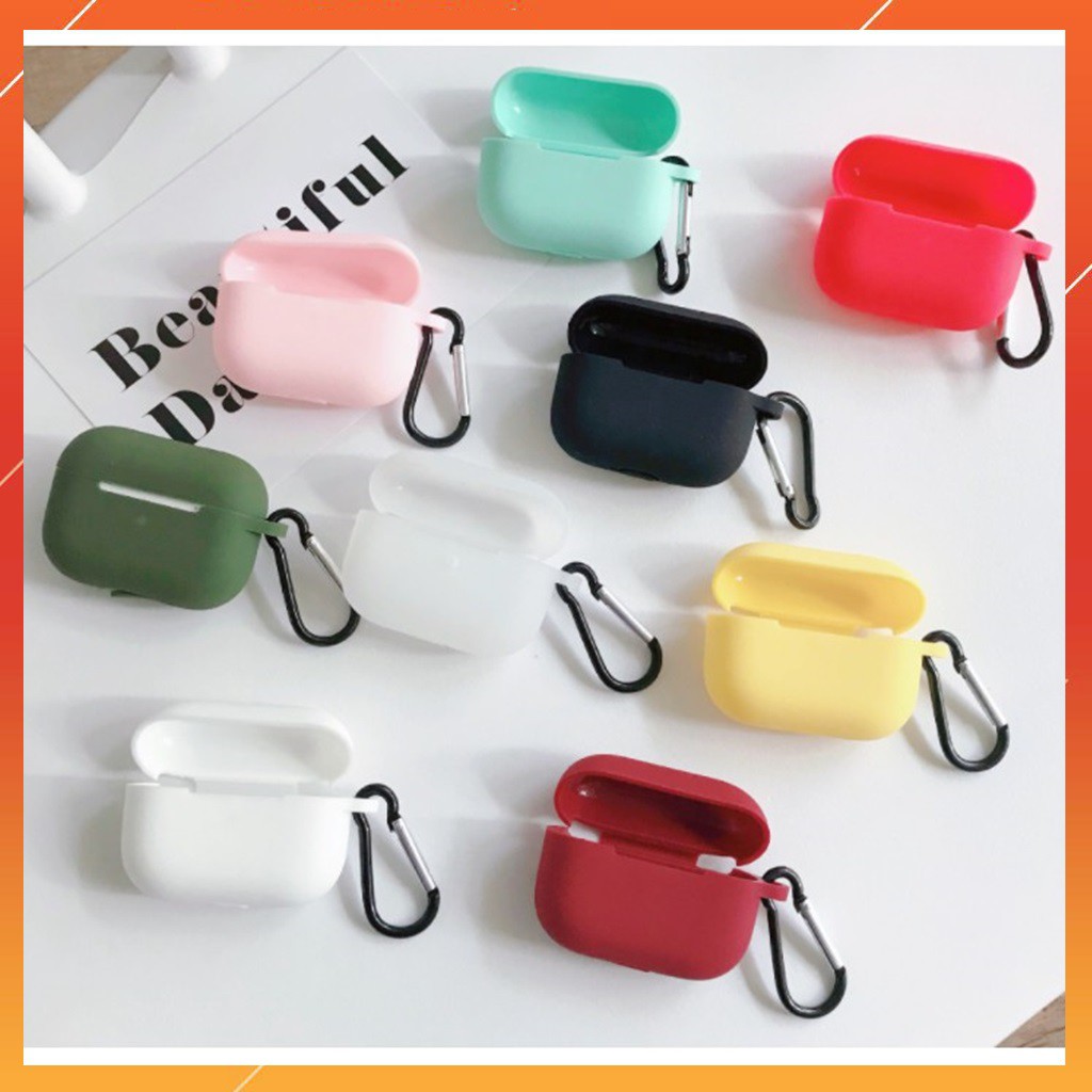 Vỏ ốp case Airpods Pro chất liệu silicon dẻo chống va đập trầy xước, nhiều mẫu case airpords hiện đại