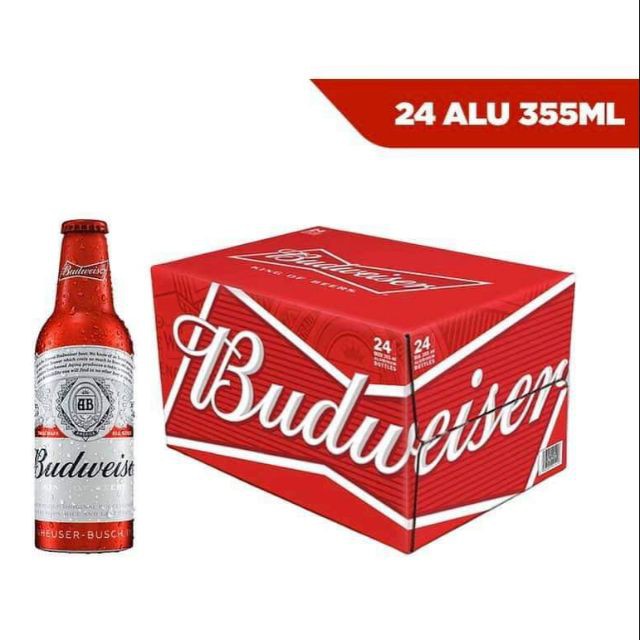 Bia Budweiser Alumium (chai nhôm)