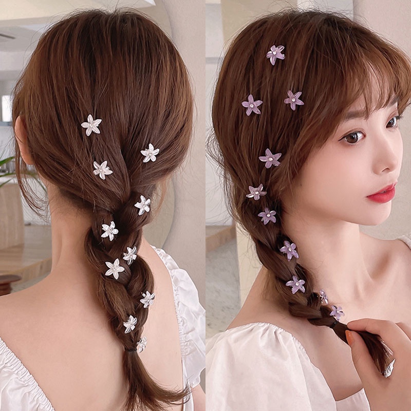 Kẹp Tóc Đính Hoa Dễ Thương Cho Bé Gái