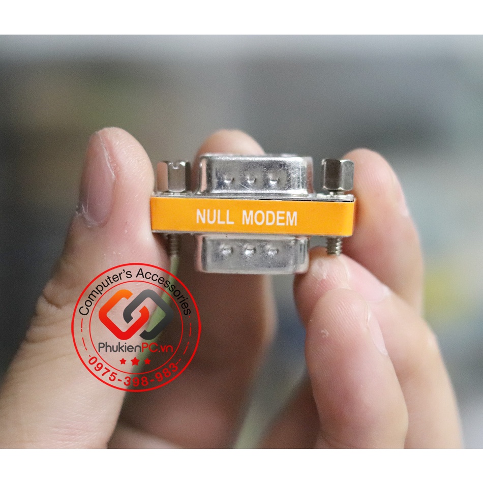 Tổng hợp Jack COM DB9 RS232C null modem nối chéo 2-3 đực sang cái, cái sang cái, đực sang đực
