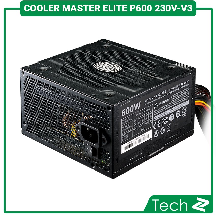 Nguồn máy tính Cooler Master Elite V3 230V PC600 600W (Màu Đen)