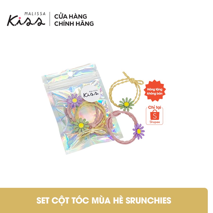 [QUÀ TẶNG KHÔNG BÁN] Set Dây Buộc Tóc Hoa Cúc  Malissa Kiss 1g | BigBuy360 - bigbuy360.vn