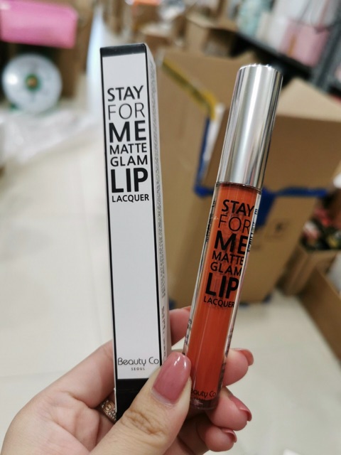 Chuẩn auth Son kem lì Beauty Co Seoul Stay For Me Matte Glam lip lacqer