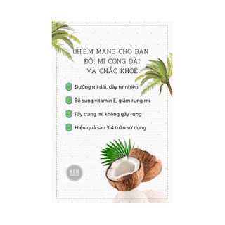 Combo Dưỡng mi môi dầu dừa