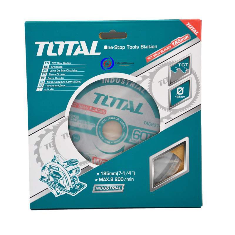 LƯỠI CƯA GỖ TOTAL 185MM