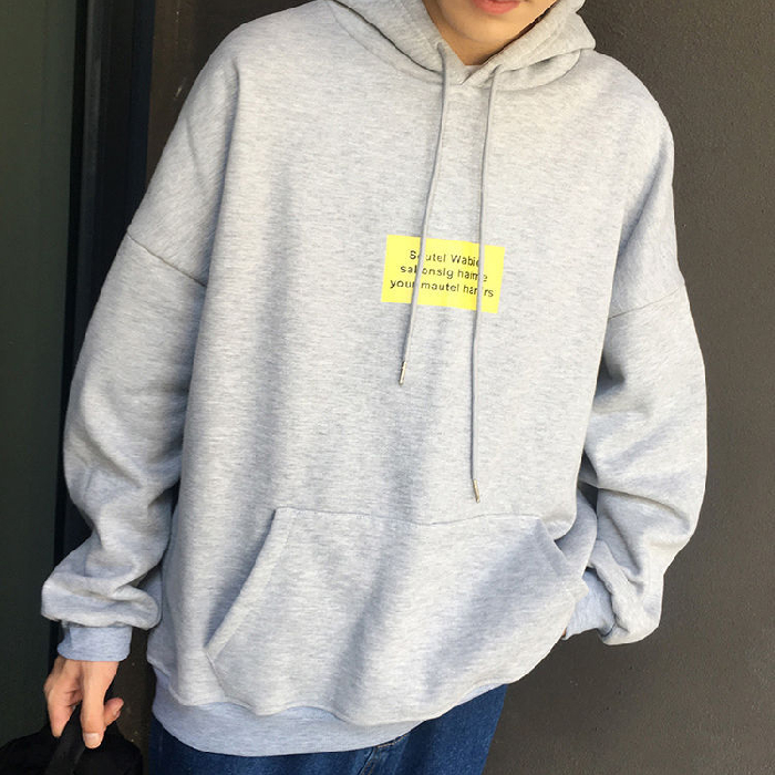 Áo Hoodie Dáng Rộng Màu Trơn Thời Trang Thu Đông Cho Các Cặp Đôi | BigBuy360 - bigbuy360.vn