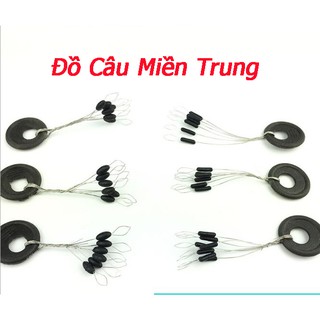 Combo 3 Vỉ Hạt Chặn Phao đen