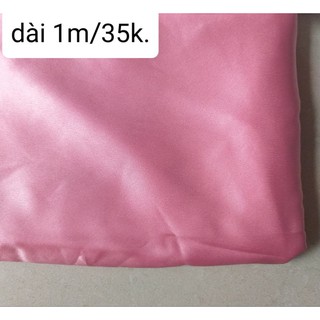 Vải phi bóng , chất đẹp, khổ 1m4.(1m/35k)