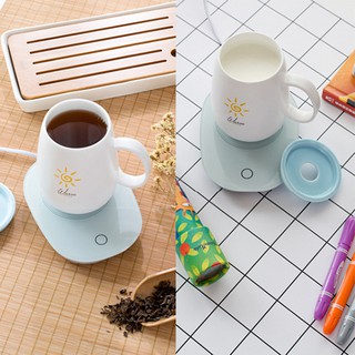 Đế hâm nóng đồ uống tiện lợi cao cấp ( tặng kèm cốc cafe) Br00358