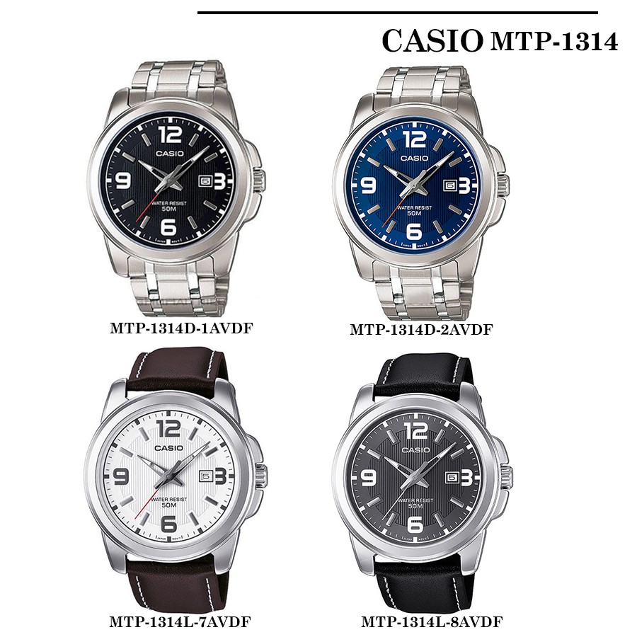 [Mã FARSBRT52 giảm 20% đơn từ 249K] [FREESHIP] Đồng hồ nam chính hãng Casio Anh Khuê MTP-1314 Series MTP-1314D, 1314L sa