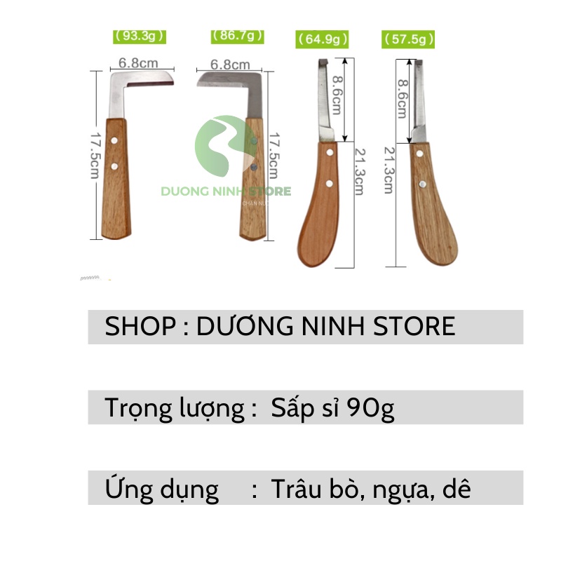 Dao gọt móng bò gia xúc Dương Ninh Trái phải Thép Carbon GM68