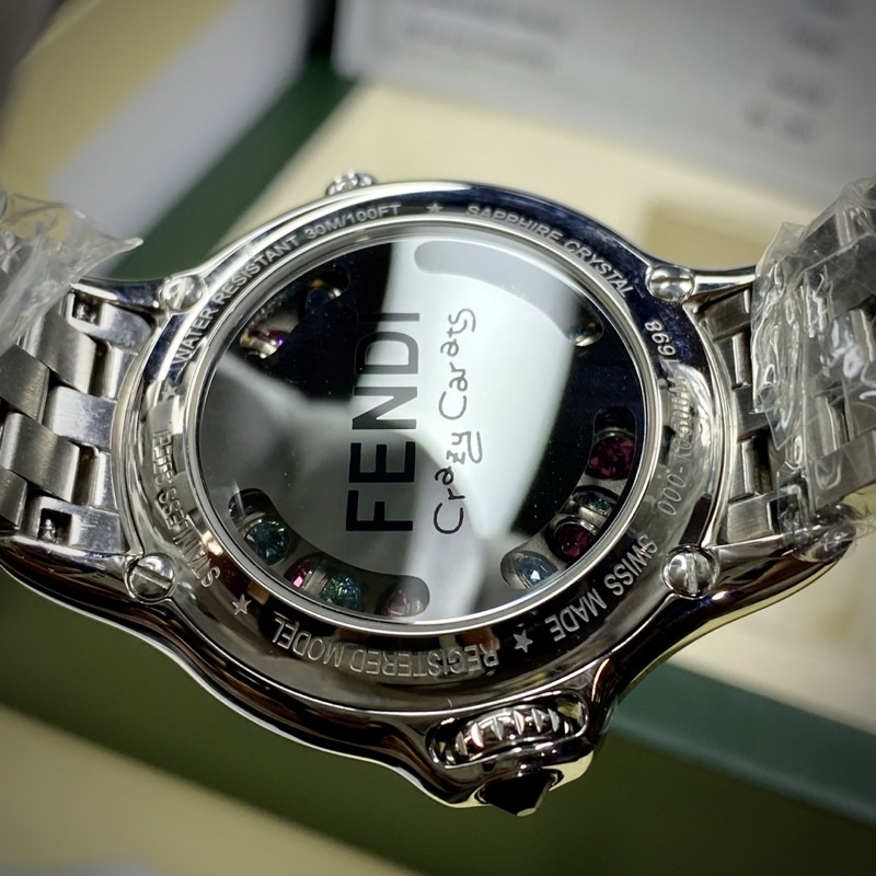 Đồng hồ nữ Fendi size 34mm lên full kim cương mois