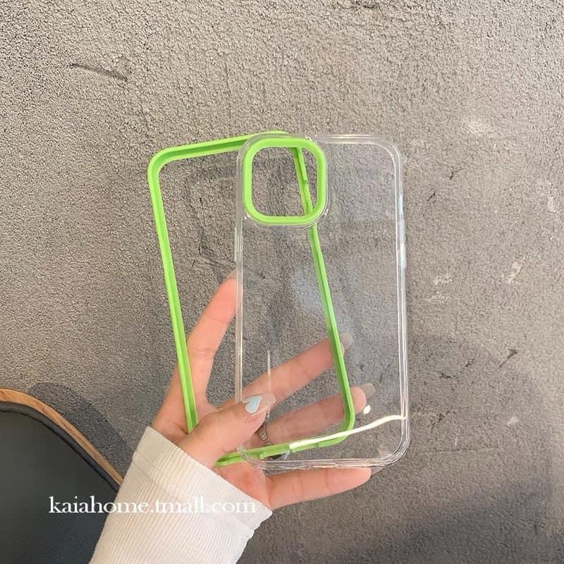 ỐP LƯNG ĐIỆN THOẠI IPHONE SILICON TÁCH VIỀN 2 mảnh