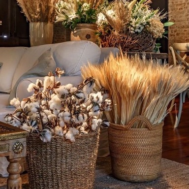 LÚA MẠCH KHÔ phụ kiện trang trí chụp ảnh. Bông lúa decor cắm lọ, bình để bàn. hoa khô mix trang trí