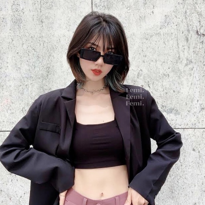 Kính thời trang Femi Dara phong cách Retro kính râm nữ Hot Trend