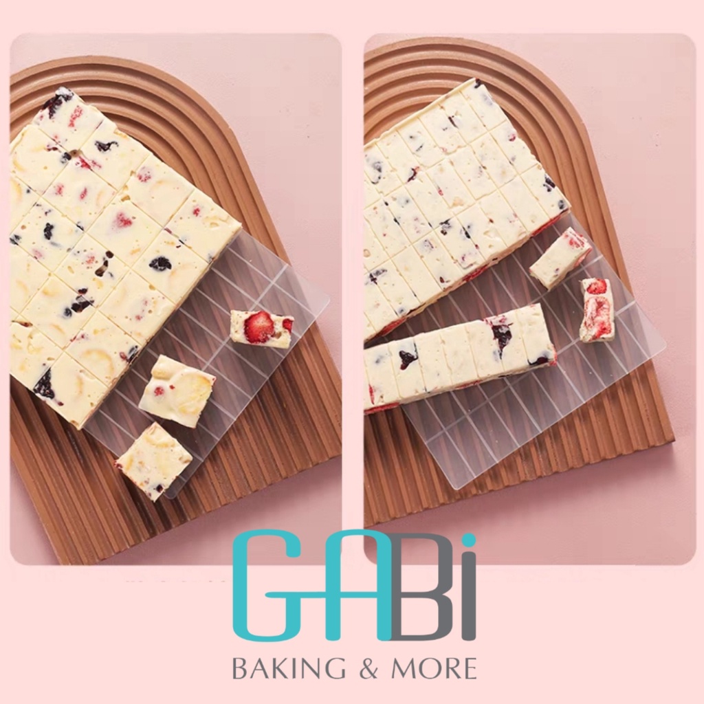 Bộ khuôn nhựa làm kẹo nougat, bánh bông tuyết