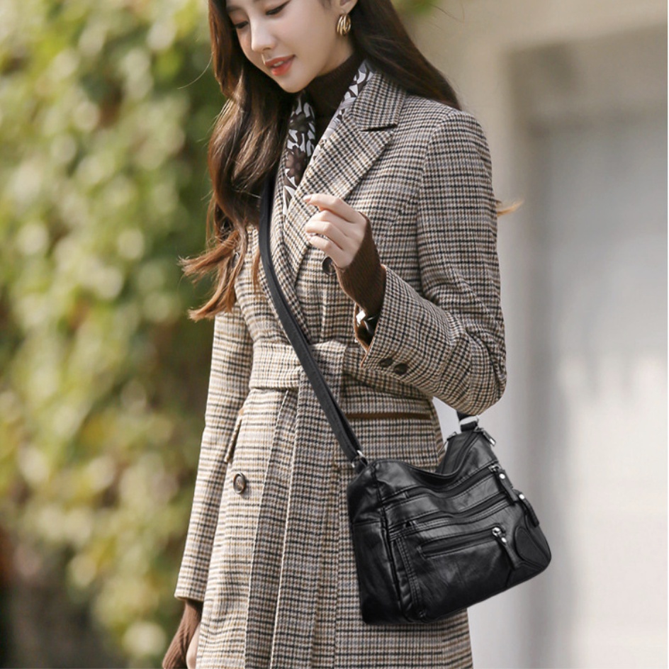 Túi Xách Da Mềm Thời Trang Hàn Quốc Cho Phụ Nữ Trung Niên 2022