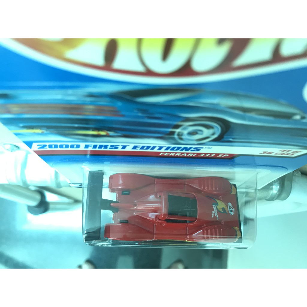 Xe mô hình Hot wheels chính hãng tỷ lệ 1:64, Hotwheels Ferrari 333 SP (First Editions 2000, Official Licensed)