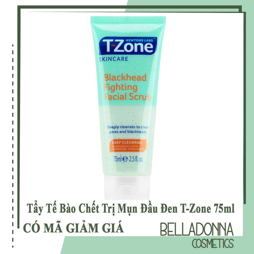 KEM TẨY TẾ BÀO CHẾT T-ZONE BLACKHEAD FIGHTING SCRUB 150ML - 9249