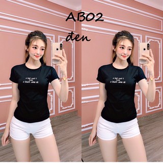 siêu hot hit Áo thun nữ body hàng thun thái đẹp AB02 hottrend