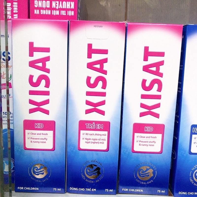 Xisat  nước biển sâu xịt mũi chai 75ml