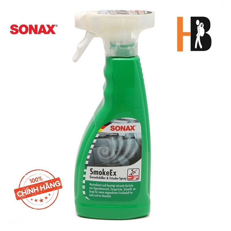 Dung Dịch Khử Mùi Trong Nội Thất SONAX Car Breeze Smoke-Ex 500 ml 292241