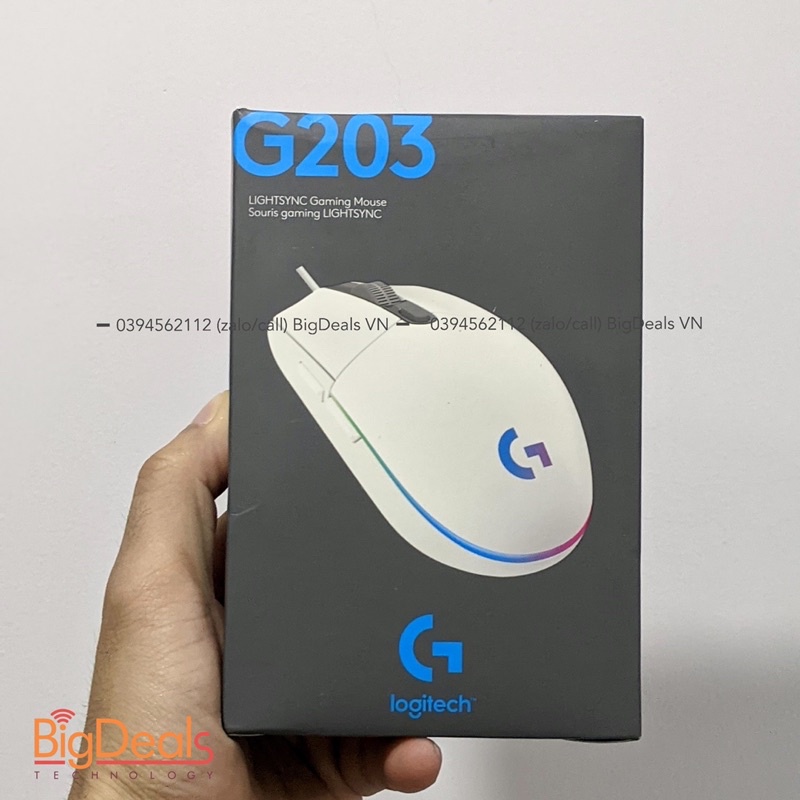 [Mã SKAMSALE03 giảm 10% đơn 200k] Chuột Gaming có dây Logitech G203 Prodigy New chính hãng | BigDeals VN