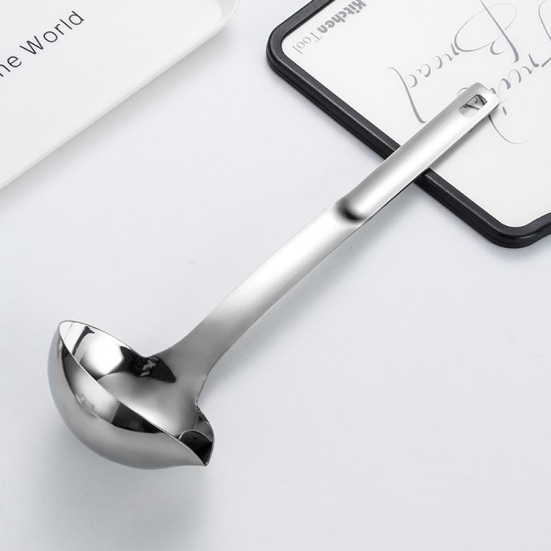Thìa tách dầu mỡ bằng thép không gỉ 304 chăm sóc sức khỏe an toàn