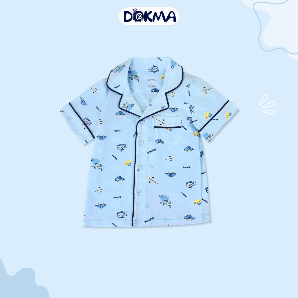 DB865A Áo pijama cộc tay Dokma (2-6T)