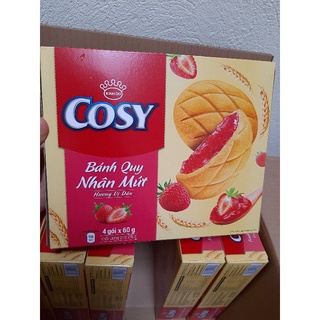 Bánh quy Cosy nhân mứt hộp 240g