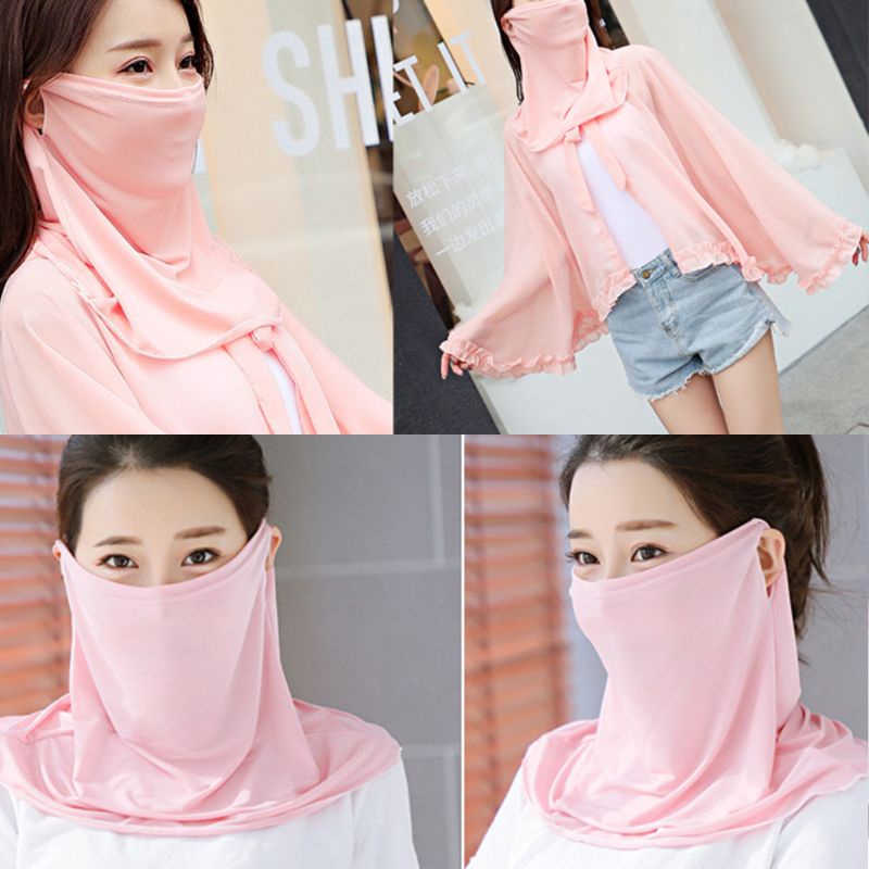 Khẩu Trang Balaclava Mềm Mại Chống Tia UV Bảo Vệ Mặt