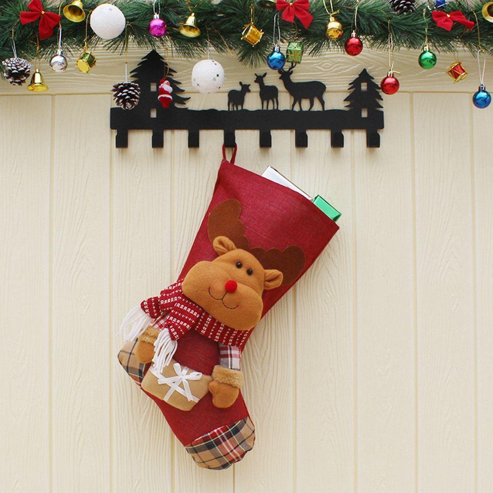 Túi Đựng Kẹo Họa Tiết Hoạt Hình Trang Trí Cây Thông Giáng Sinh Năm Mới