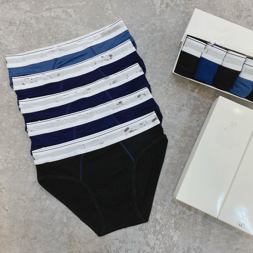 Set 5 quần sịp nam C..K fullbox cho nam giới sịp đùi sịp chéo - Moon Underwear