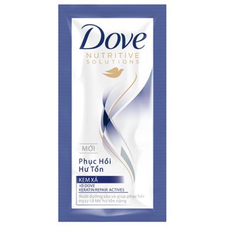 Kem xả Dove phục hồi hư tổn 6.1ml x 12 gói