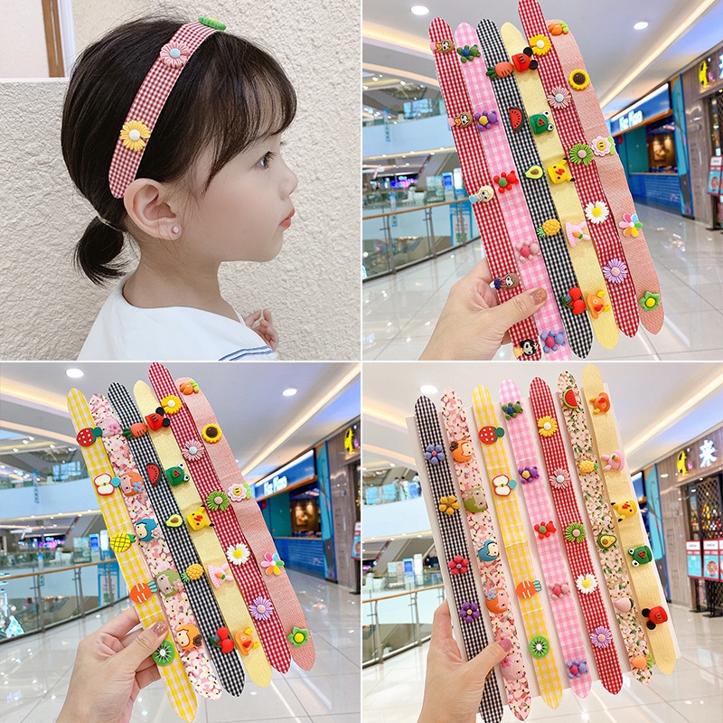 Miếng Dán Tóc Mái Ngang Hình Nơ Xinh Xắn Cho Bé Gái