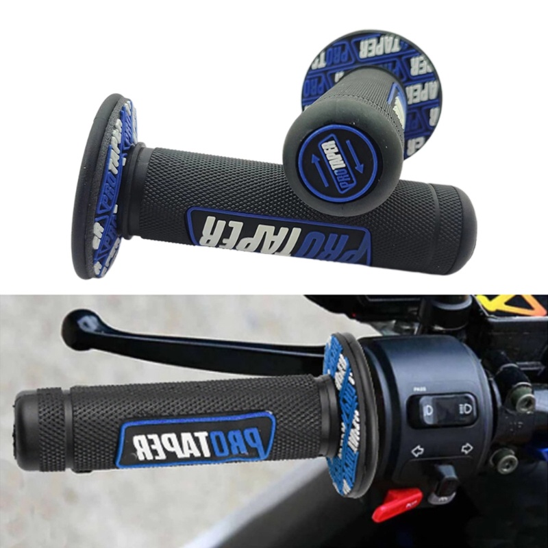 1 Cặp Vỏ Bọc Tay Lái Xe Máy Bằng Cao Su Chống Trượt Thoải Mái