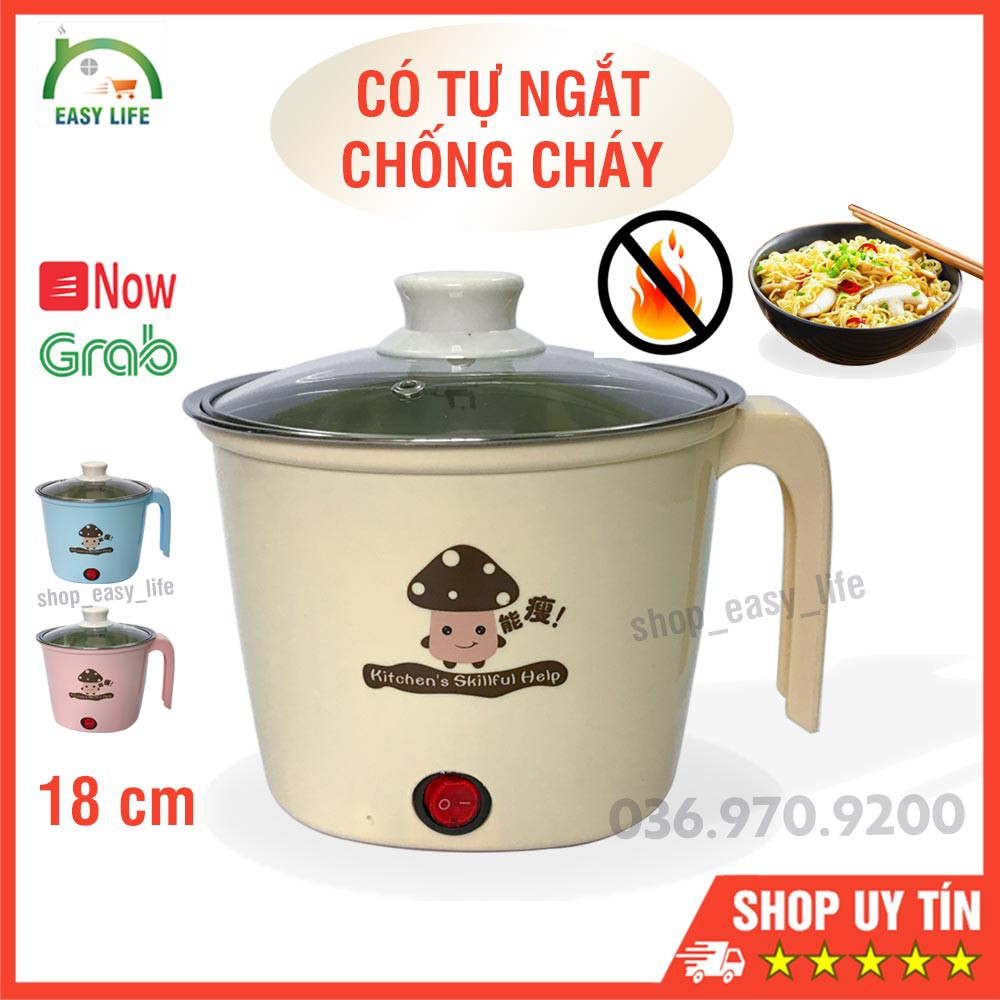 Nồi Nấu Mì Mini Ruột Inox Đa Năng