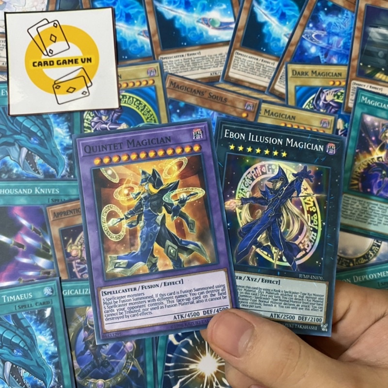 Bài YuGiOh - Bộ 54 lá bài Dark Magician – Platinum Master Duel Deck - Card Game VN