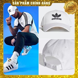 ⚡️[ SALE GIÁ GỐC ] Mũ / Nón thể thao adidas Trefoil Baseball Cap - White FJ2544 | HÀNG XUẤT XỊN / Ảnh Thật / GIÁ RẺ NHẤT