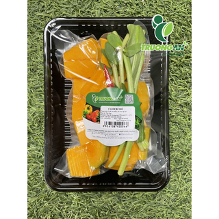 - khay canh bí đỏ 350g