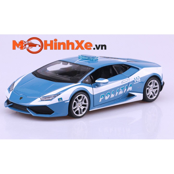 MÔ HÌNH XE LAMBORGHINI HURACAN LP610-4 POLIZIA 1:24 MAISTO