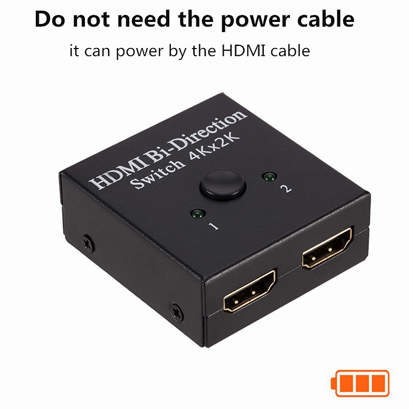 Bộ Chia Cổng Hdmi 4k Sang Hdmi 1x2 / 2x1 Dùng Cho Ps4 Pro / 4 Tv Box Hdmi | BigBuy360 - bigbuy360.vn