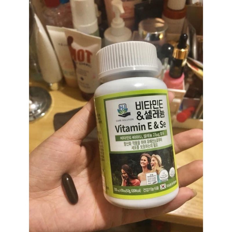 Vitamin E vs Selenium 700mg hộp 90