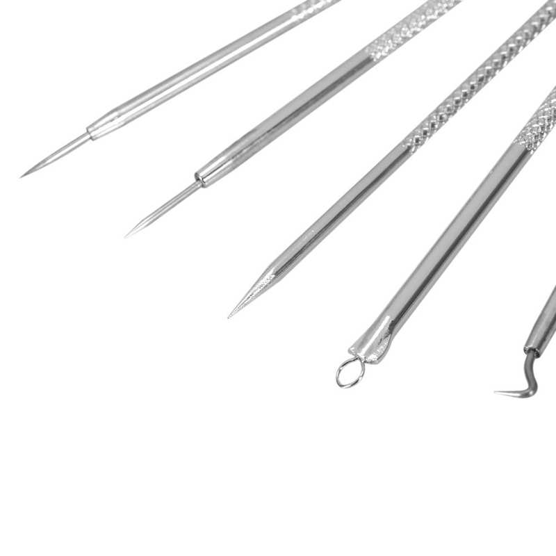 Bộ 5 Cây Nặn Mụn Bằng Thép Không Gỉ Tiện Dụng | BigBuy360 - bigbuy360.vn