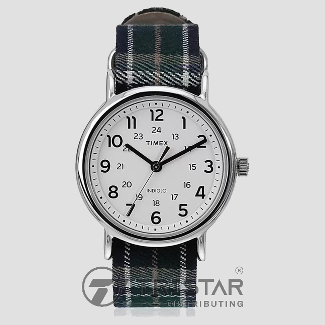 Đồng hồ Unisex Nam Nữ Timex Weekender -TW2R51400 Dây Da Phối Vải - Chính Hãng