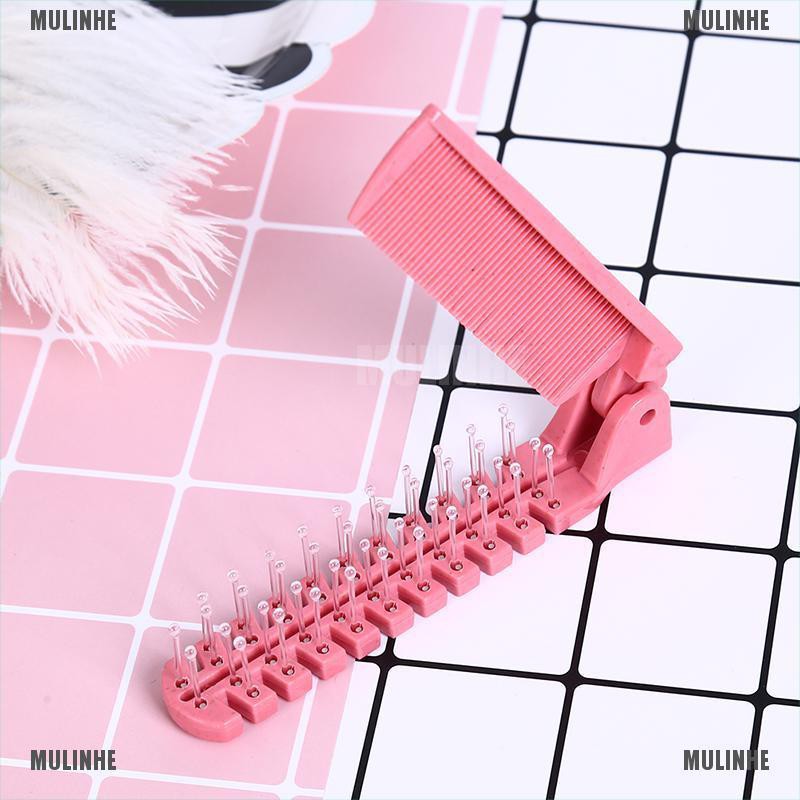 Lược chải tóc mát xa da đầu chống tĩnh điện gấp gọn được nhỏ gọn tiện lợi dành cho đi du lịch