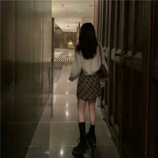 Set áo len chân váy hàn quốc Ulzzang