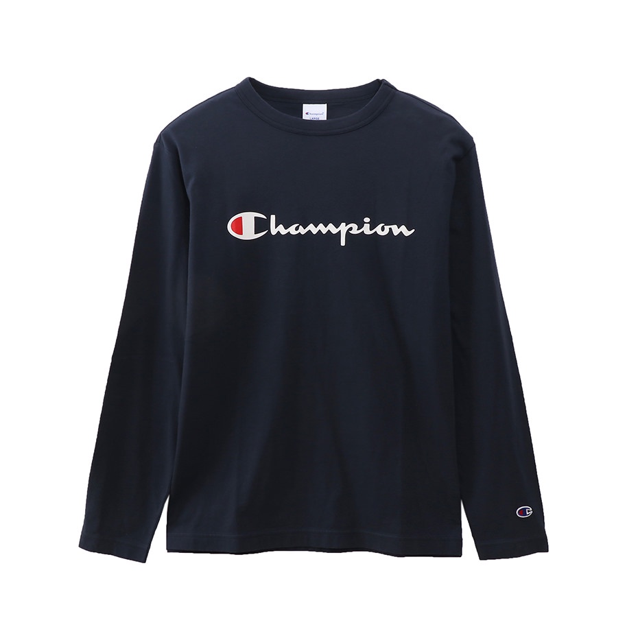 Áo Sweater Nam Champion Màu Xanh Navy Cmpc3Q401370