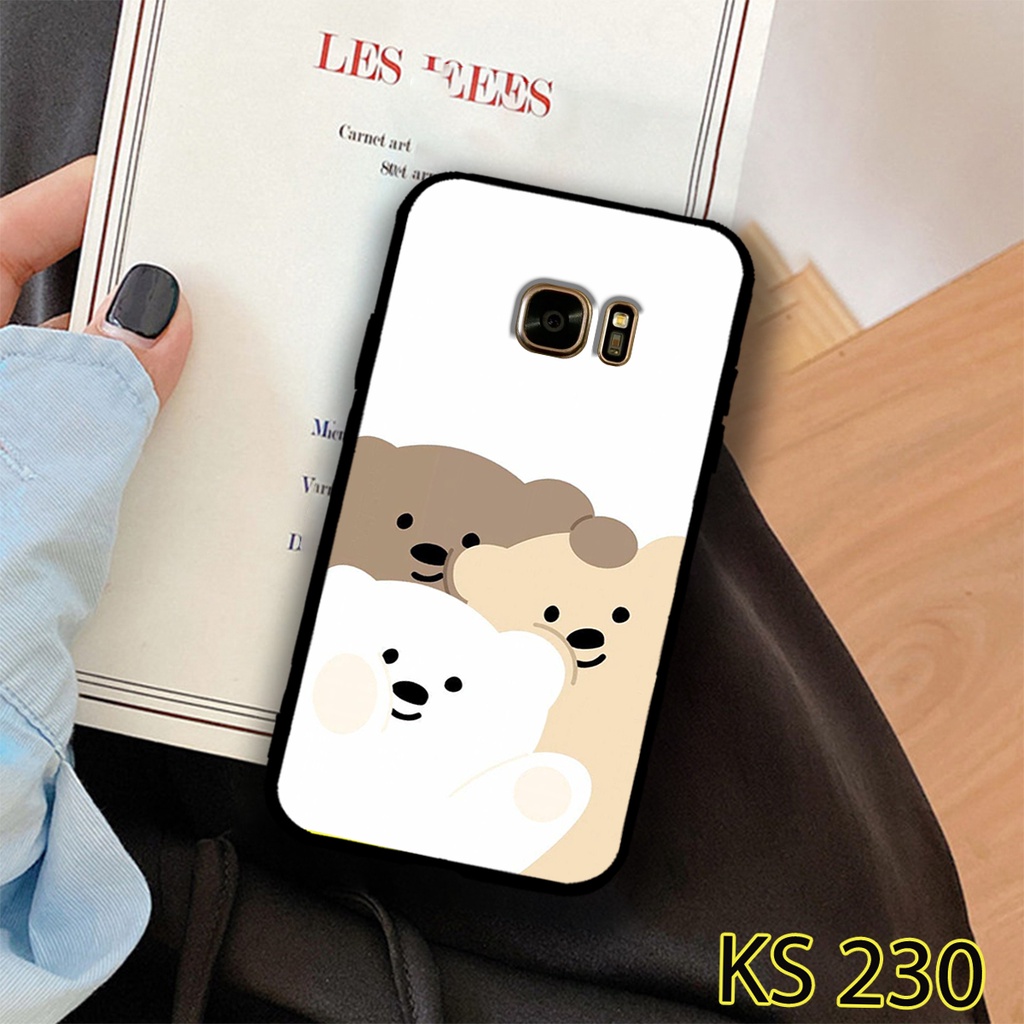 [HOT] Ốp lưng Samsung Galaxy S6/S6 Edge/S7/S7 Edge in hình gấu con ngộ nghĩnh_Ốp SS S6/S6E/S7/S7E